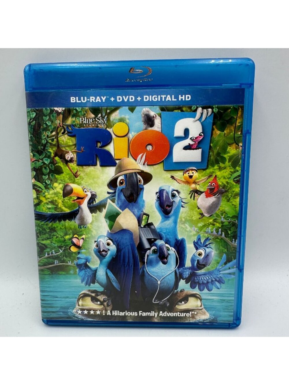Rio 2 Blu-ray DVD Digital HD 2014 Animated Comedy Jesse Eisenberg Anne Hathaway